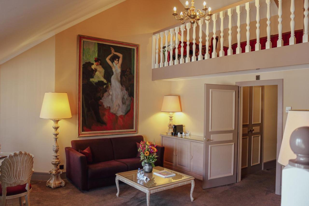 白鹤酒店 日内瓦 外观 照片 A suite at the Hotel de l'Europe